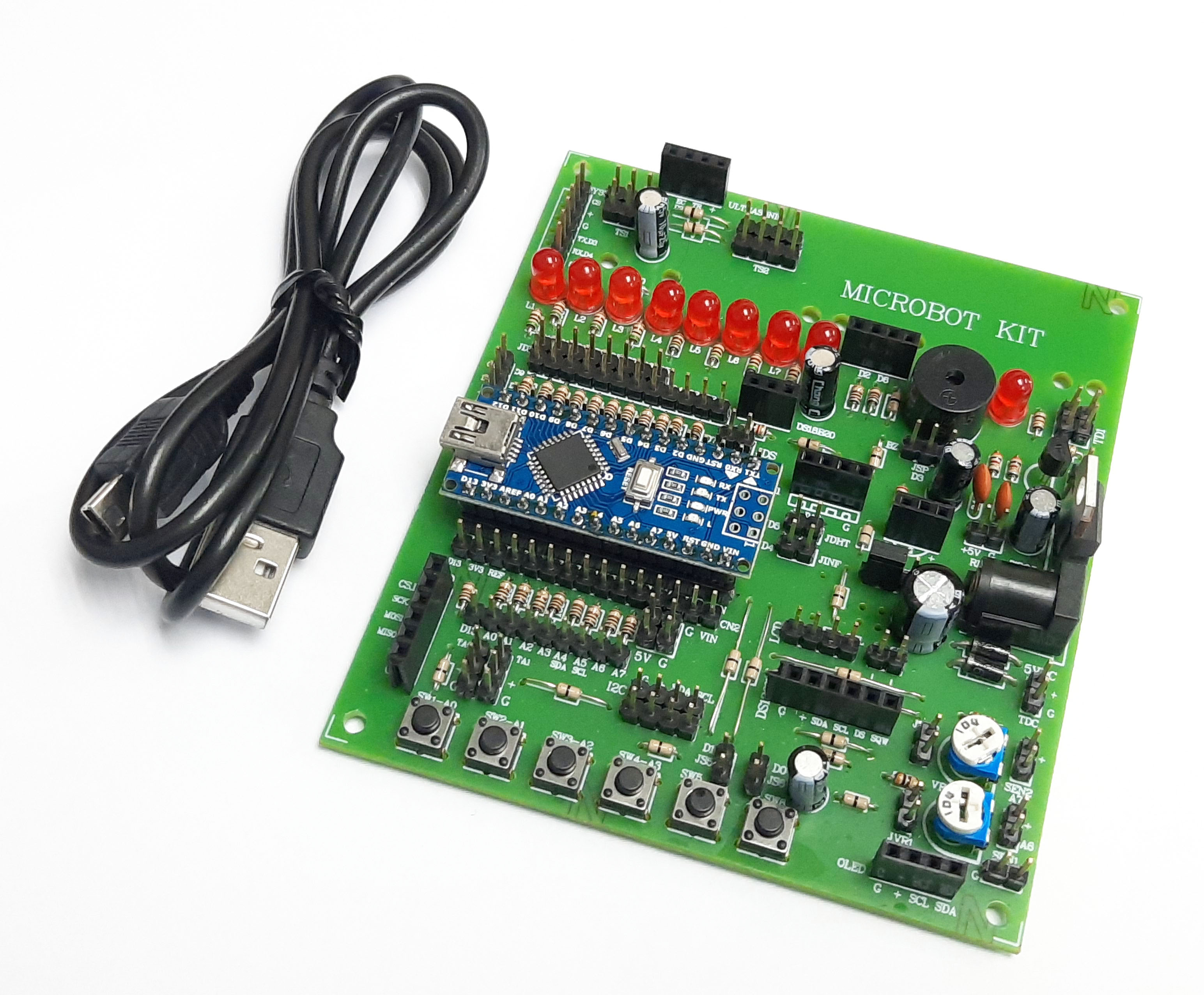 MB521 ชุดทดลองไมโครคอนโทรลเลอร์ NANO ระดับกลาง