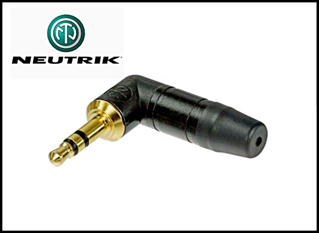 3.5mm Stereo ตัวผู้ แบบงอ NEUTRIK / NTP3RC-B