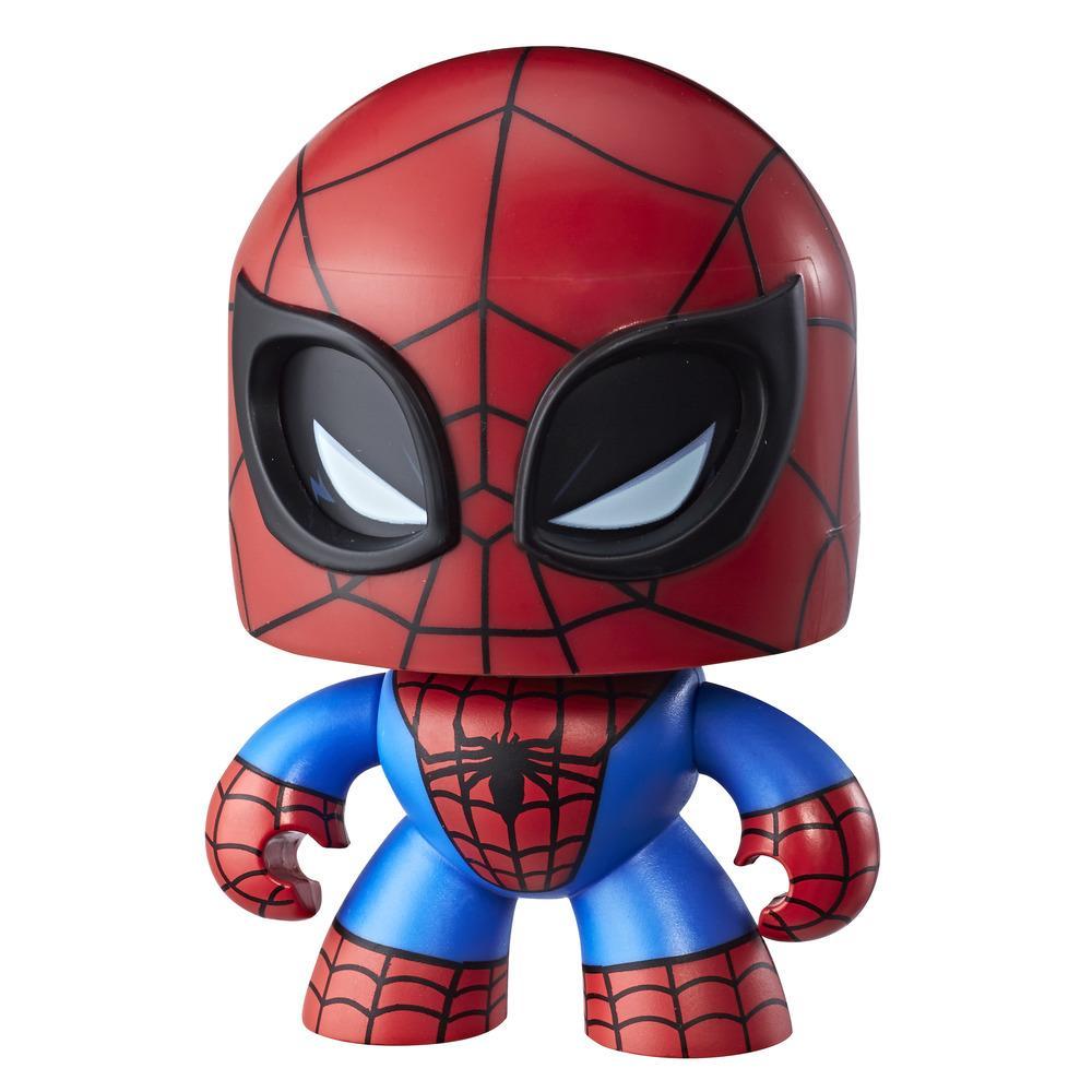 Hasbro Marvel Avengers Mighty Muggs Spider-Man ฮาสโบร มาร์เวล อเวนเจอร์ส ไมตี้ มักส์ สไปเดอร์-แมน ตุ๊กตาเปลี่ยนหน้าได้ ลิขสิทธิ์แท้