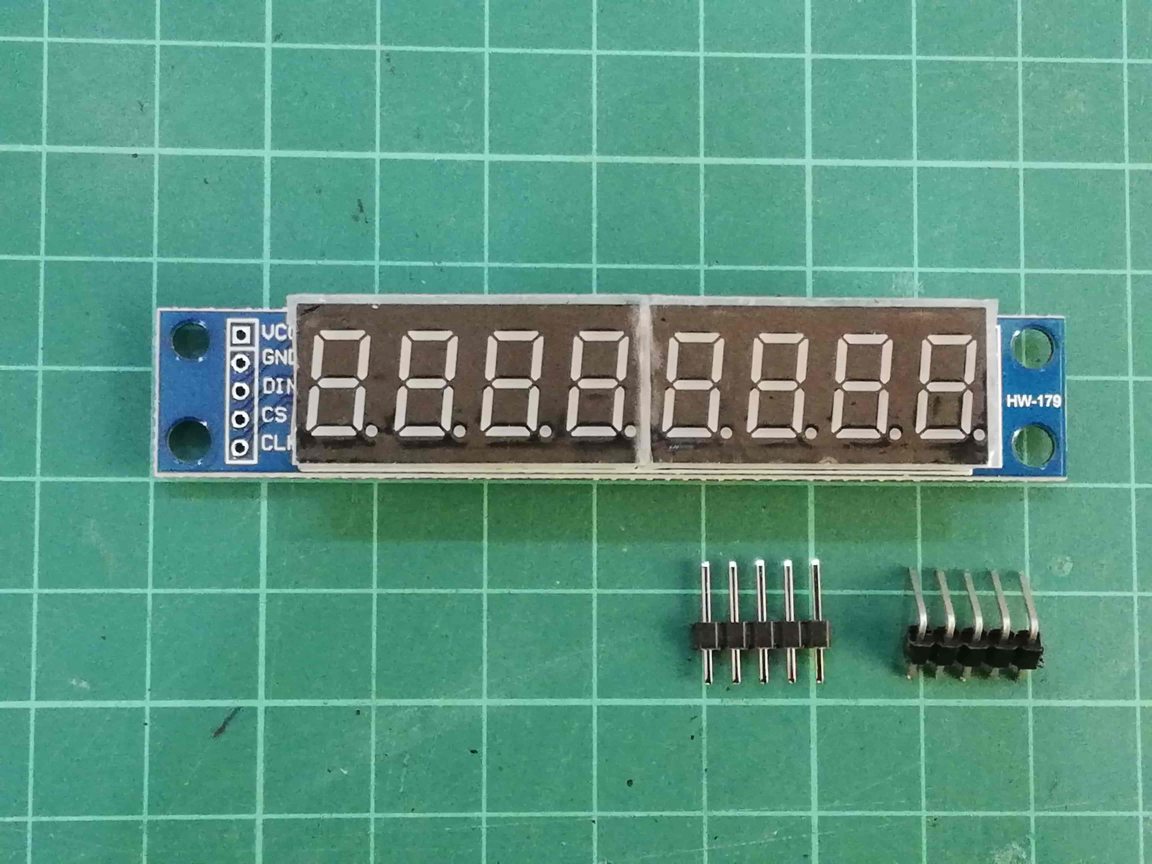 MAX7219 8DIGI LED display