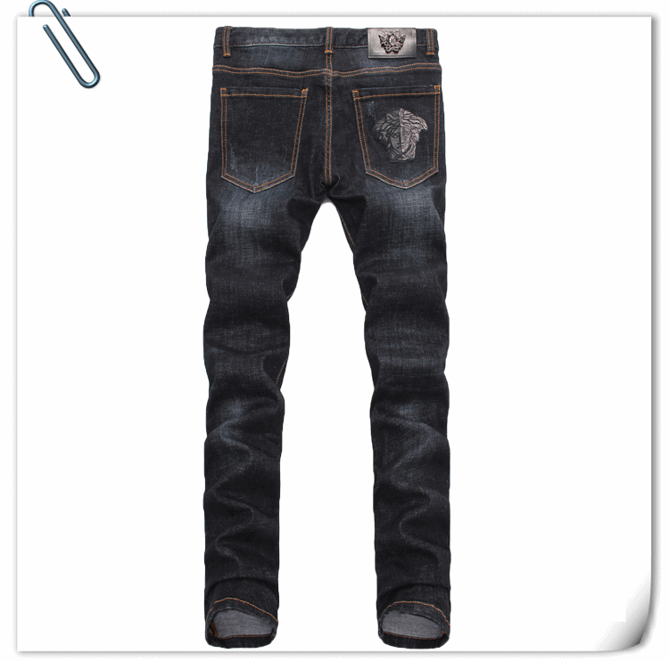 001006 ยีนส์ Ajaz James Style Versace Italy New Summer 2019 Jeans Denim Slim feet Size 28-38