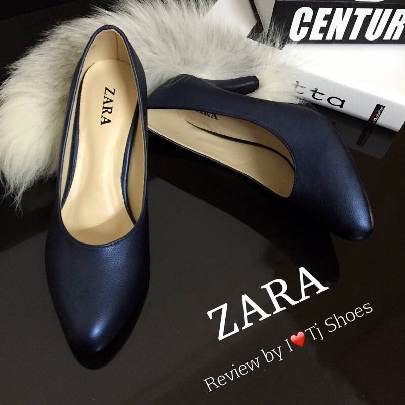 พร้อมส่ง : รองเท้าคัชชู Style Zara (สีน้ำเงิน)