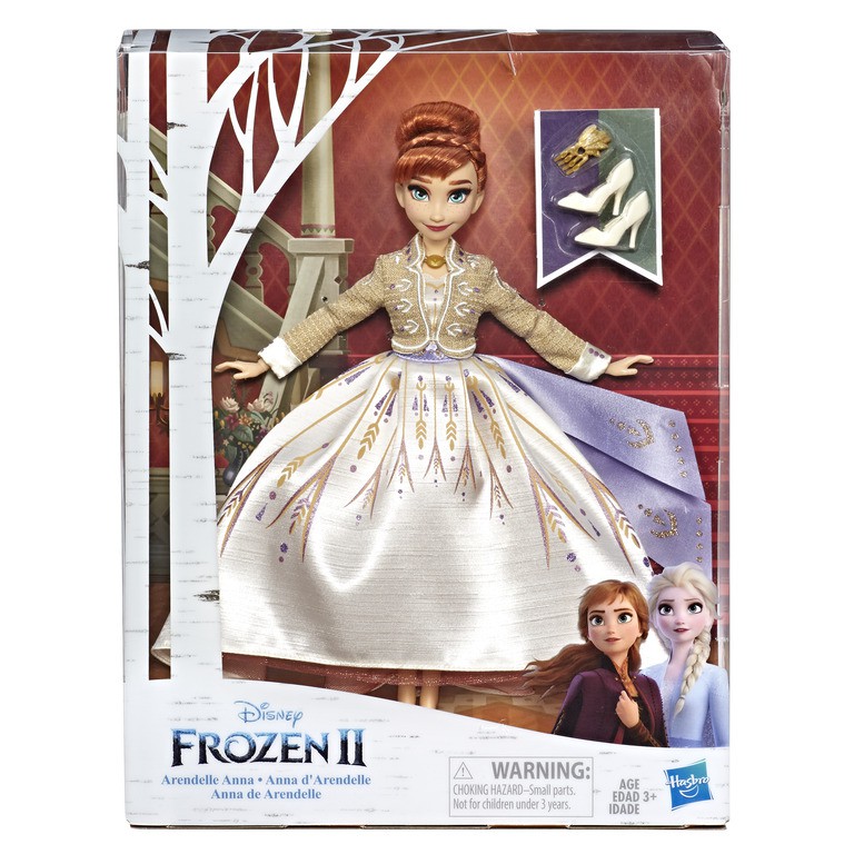 Hasbro Disney Frozen II Arendelle Anna Deluxe Fashion Doll ฮาสโบร ดิสนี่ย์ โฟรเซ่น 2 ตุ๊กตาอันนา ลิขสิทธิ์แท้