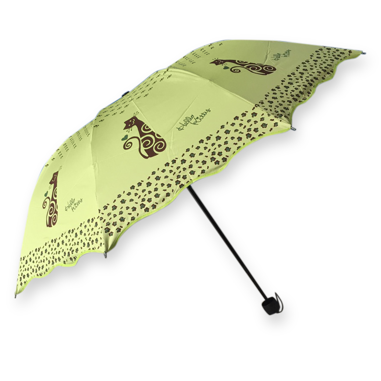 ร่มโค้งแฟชั่นยูวีดำรหัส 8034