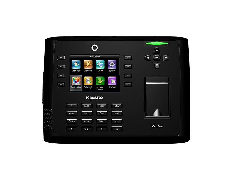 ขายถูก เครื่องสแกนลายนิ้วมือ ZKTECO ICLOCK 700 (BLACK) FINGERSCAN DEVICE