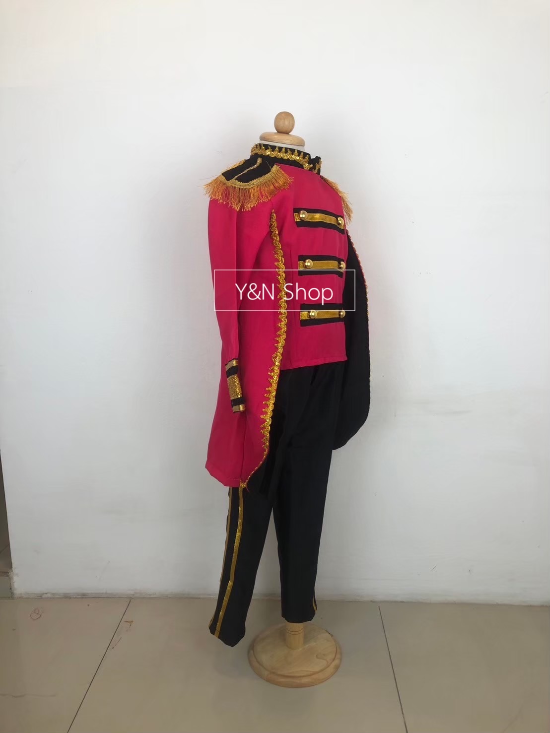 ชุดดรัมเมเยอร์เด็กชาย ชุดเชียร์ลีดเดอร์เด็กชาย มี 7 สี S M L งานตัดเย็บคุณภาพ ชุดกีฬาสีเด็ก Y&N Shop