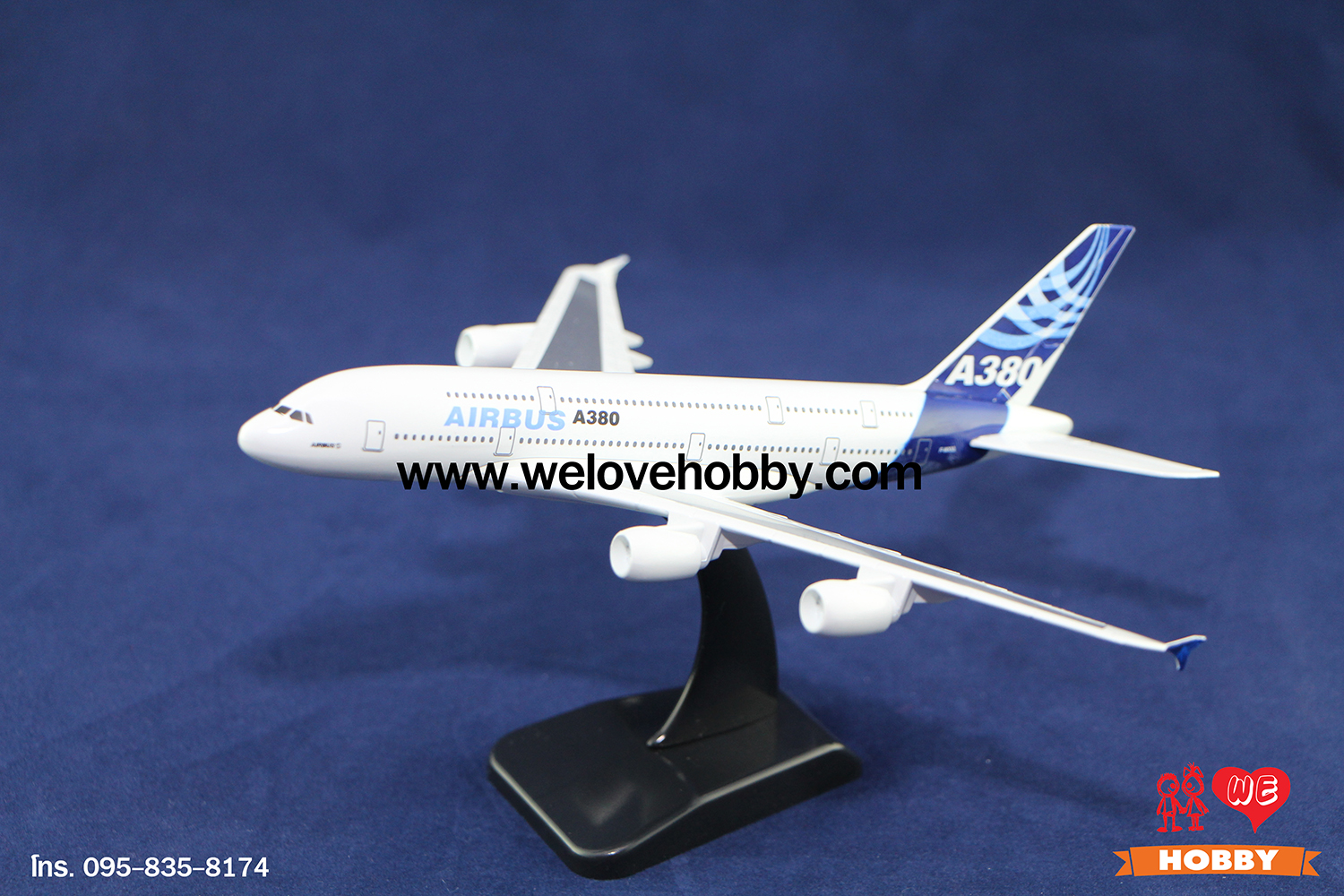 โมเดลเครื่องบิน Airbus A380 ไซส์กลาง Airbus A380 Series (1:400)