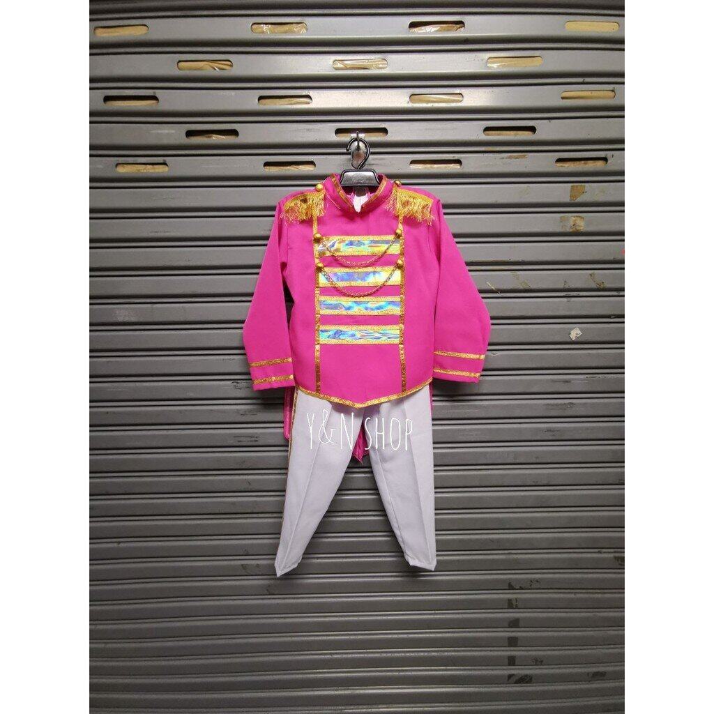 Y&NShop ชุดดรัมเมเยอร์ ชุดเชียร์ลีดเดอร์ เด็กชายอนุบาล-ประถมต้น ชุดกีฬาสี-ไม่มีสายสะพาย