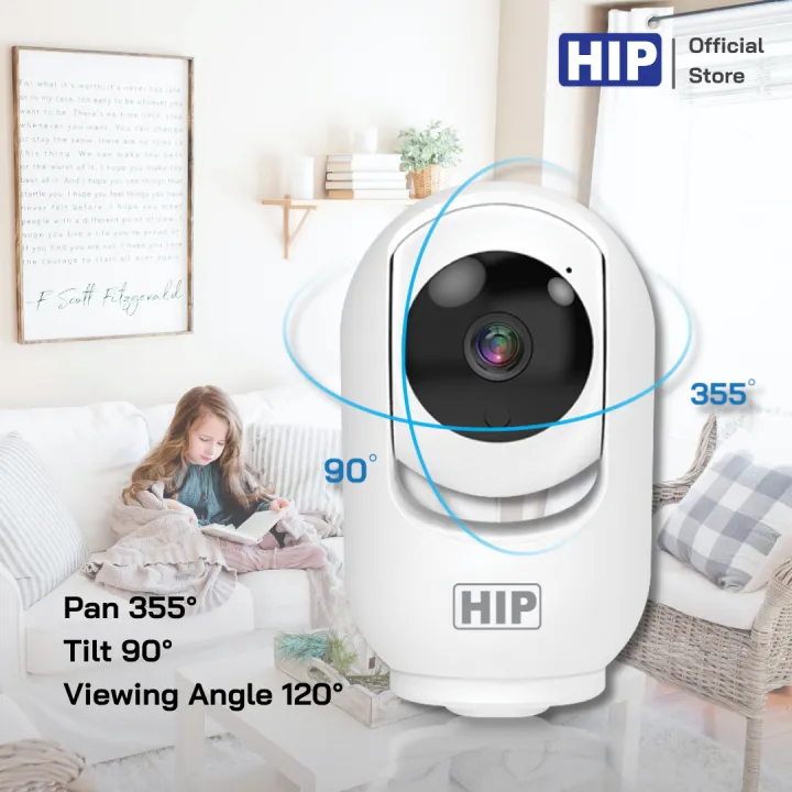 ขายถูก HIP Smart Camera กล้องวงจปิด Wi-Fi ภาพคมชัดระดับ Full HD ระบบติดตามอัจฉริยะ รองรับ MicroSD รุ่น HS-SC304
