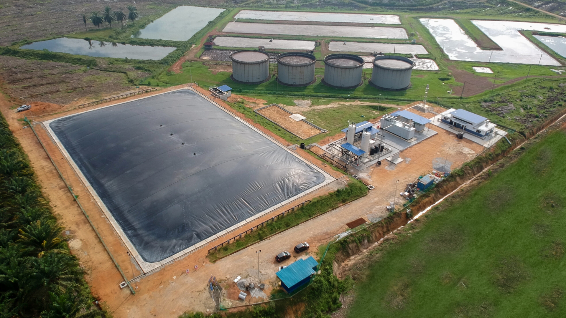 Biogas power plant for sale, capacity 1 megawatt (MW)