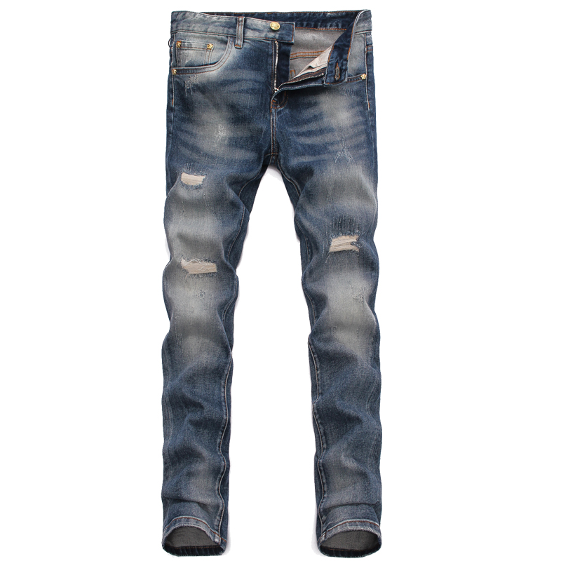 001009 ยีนส์ Ajaz James Style Versace Italy New Summer 2019 Jeans Denim Slim feet Size 28-38