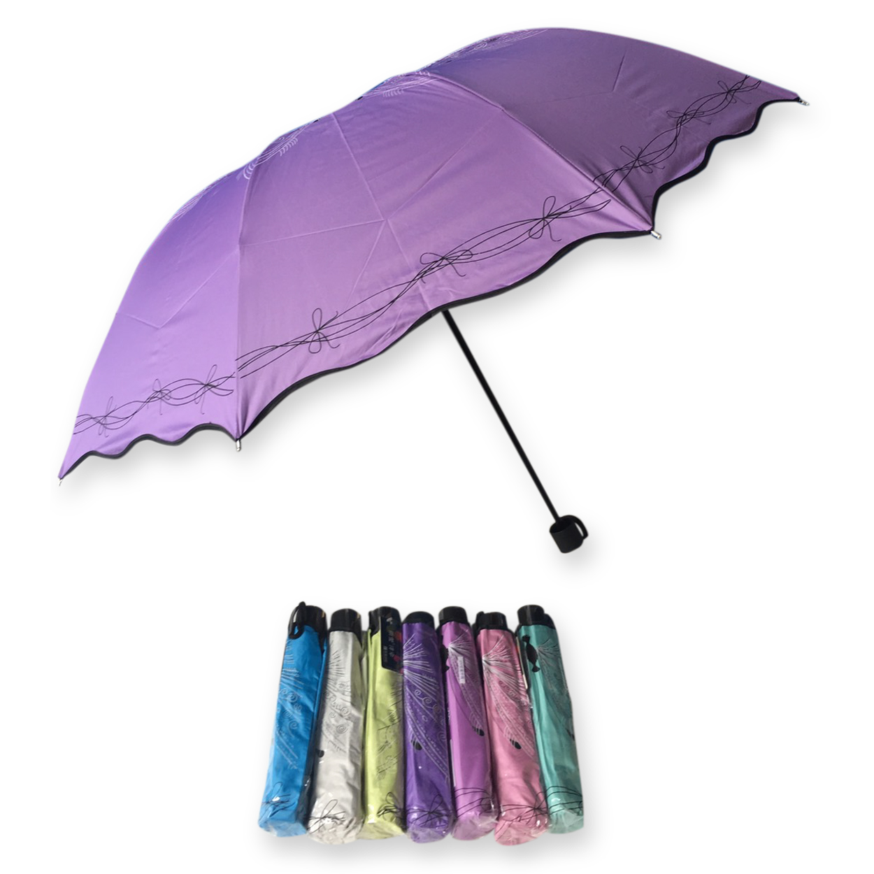 ร่มโค้ง24นิ้วรหัส1637