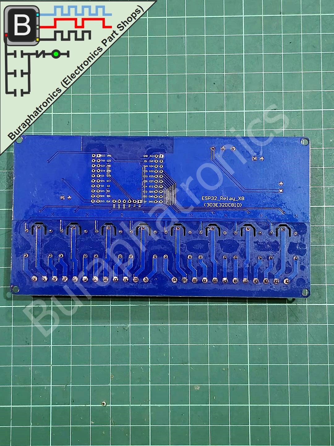 ESP32 WIFI Relay 8 Channel 5-30VDC (บอร์ด ESP32 + Relay 8 ช่อง)