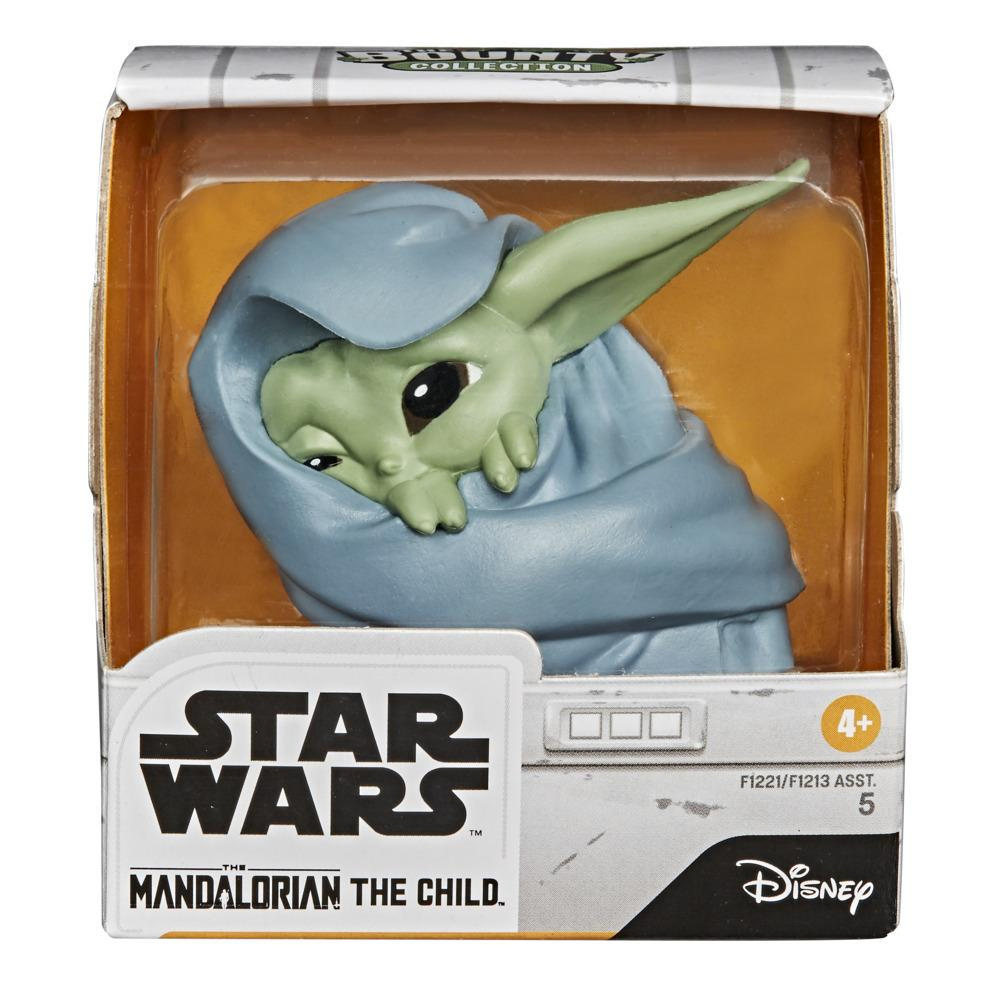 Hasbro Star Wars The Bounty Collection The Mandalorian The Child “Baby Yoda” Blanket-Wrapped Pose Figure ฮาสโบร สตาร์ วอร์ส แมนดาโรเลี่ยน หุ่นโมเดลฟิกเกอร์ เบบี้ โยดา แบล็งเก็ต แรป โพส ขนาด2.2 นิ้ว(5.5ซม.) ลิขสิทธิ์แท้