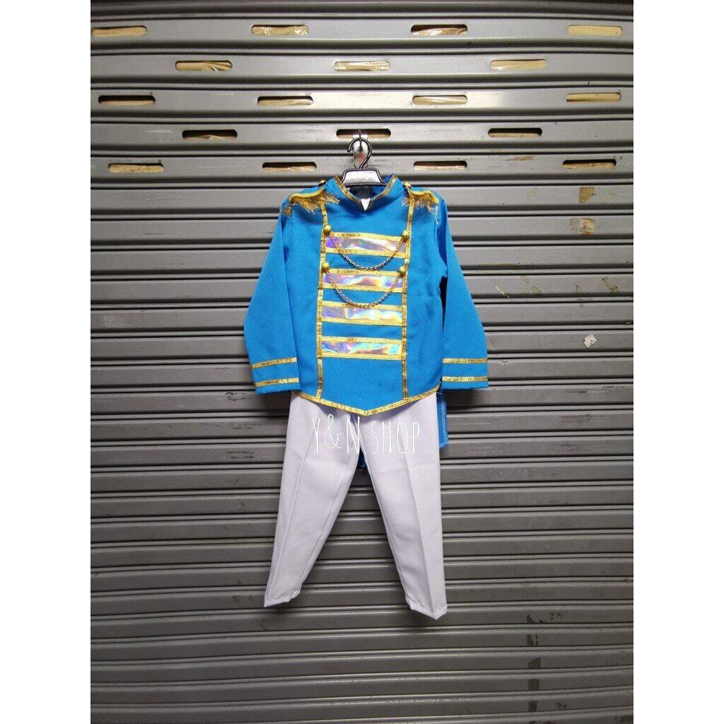 Y&NShop ชุดดรัมเมเยอร์ ชุดเชียร์ลีดเดอร์ เด็กชายอนุบาล-ประถมต้น ชุดกีฬาสี-ไม่มีสายสะพาย