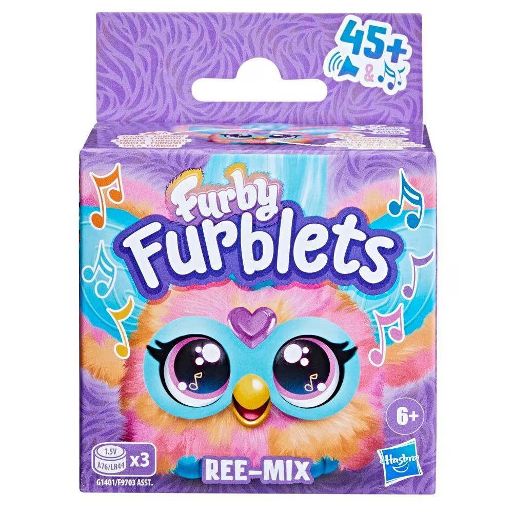 Hasbro Furby Furblets Ree-Mix Mini Electronic Plush Toy ฮาสโบร ตุ๊กตา เฟอร์บี้ รี-มิกซ์ มีเสียง ลิขสิทธิ์แท้