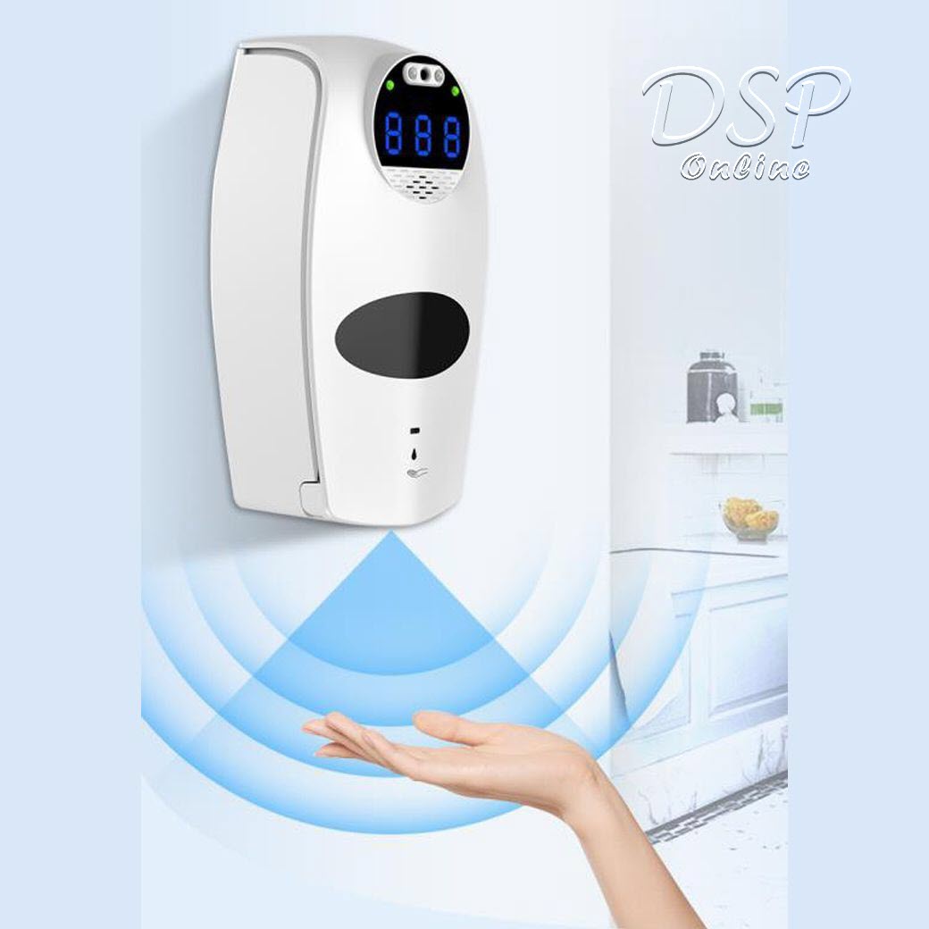 ขายถูก IF-K9 PLUS เครื่องวัดอุณภมิร่างกายอัตโนมัติ+จ่ายแอลกอฮอล์ล้างมือ รับประกัน 1ปี **มี อย. เสียงภาษาไทย