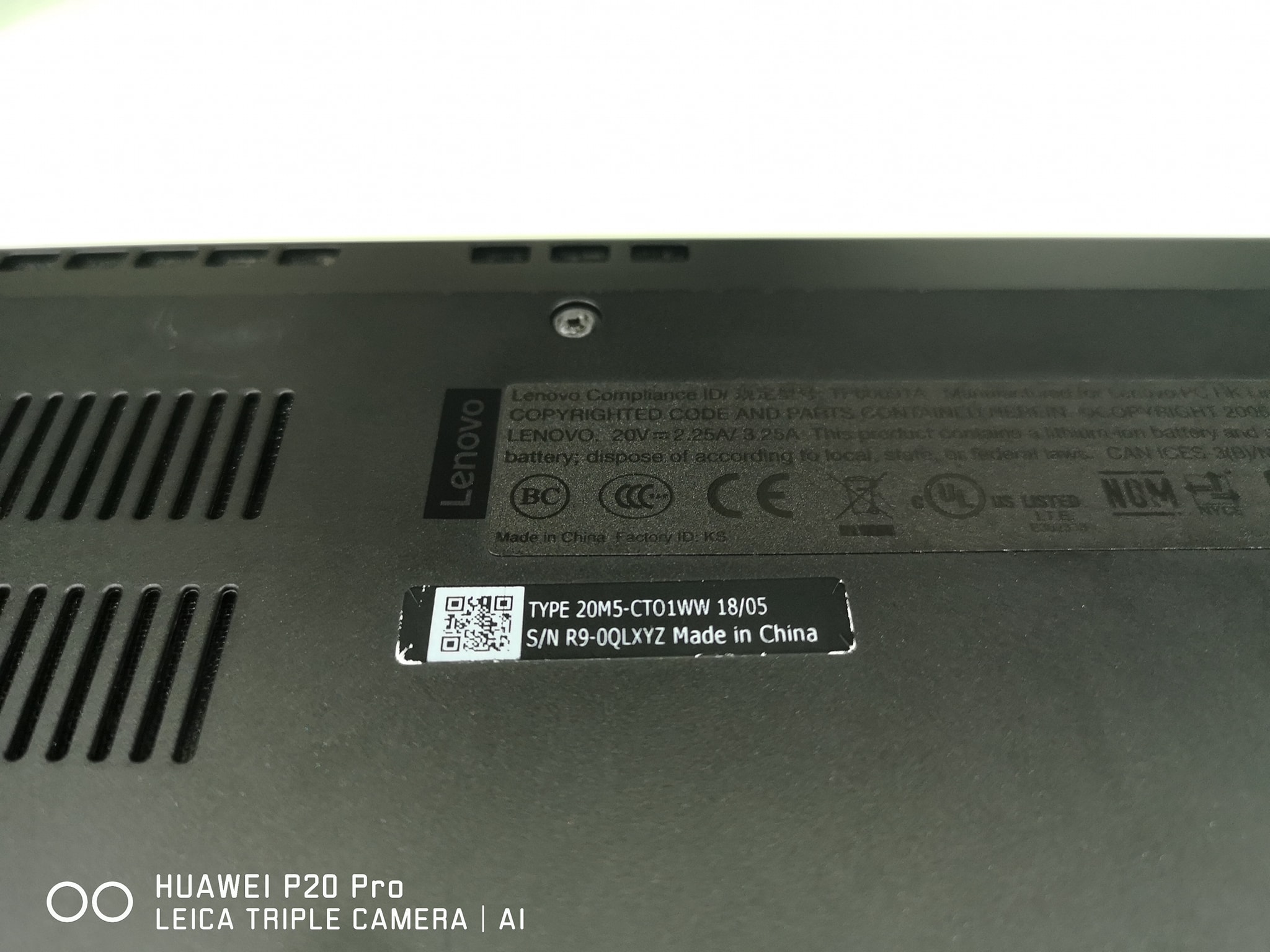 LENOVO ThinkPad L380 i7-8550U RAM16