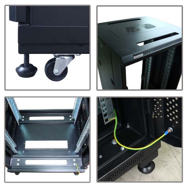 ขายถูก ตู้ Link CH-60842CW 19” Curve-Wave Server Rack 42U (60x80x207cm.) Black for Data Center *ส่งฟรีเขต กทม.และปริมณฑล