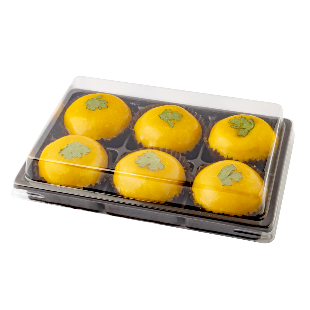 ขนมเปี๊ยะ ไส้เค็มกุ้งแห้ง บรรจุ 6 ชิ้น ขนาด 300 กรัม ไส้เค็มกลมกล่อม