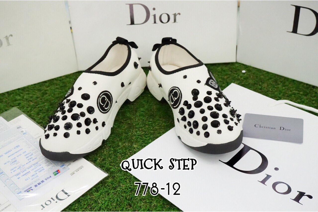 พร้อมส่ง : รองเท้า Dior Fusion Sneakers CD-1 (สีขาว)