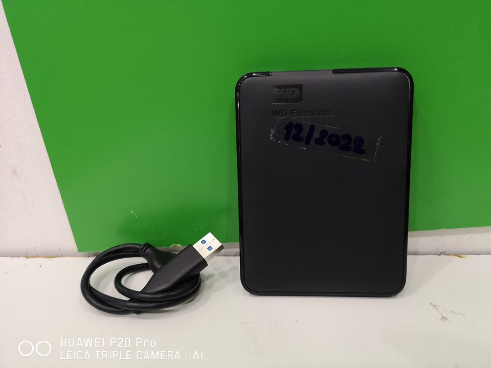 1TB. WD Elements Black USB3.0 มือสอง สภาพดีๆ ประกัน 12/2022