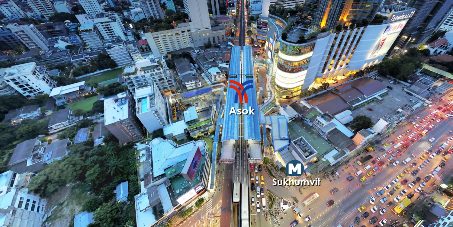 ขาย/ให้เช่าพื้นที่สำนักงานออฟฟิศย่านสุขุมวิท กรุงเทพฯ ตรงข้ามสวนเบญจกิติ ใกล้สถานีรถไฟฟ้า BTS อโศก และ MRT สุขุมวิท เพียง 750 เมตร | Ocean Tower 1