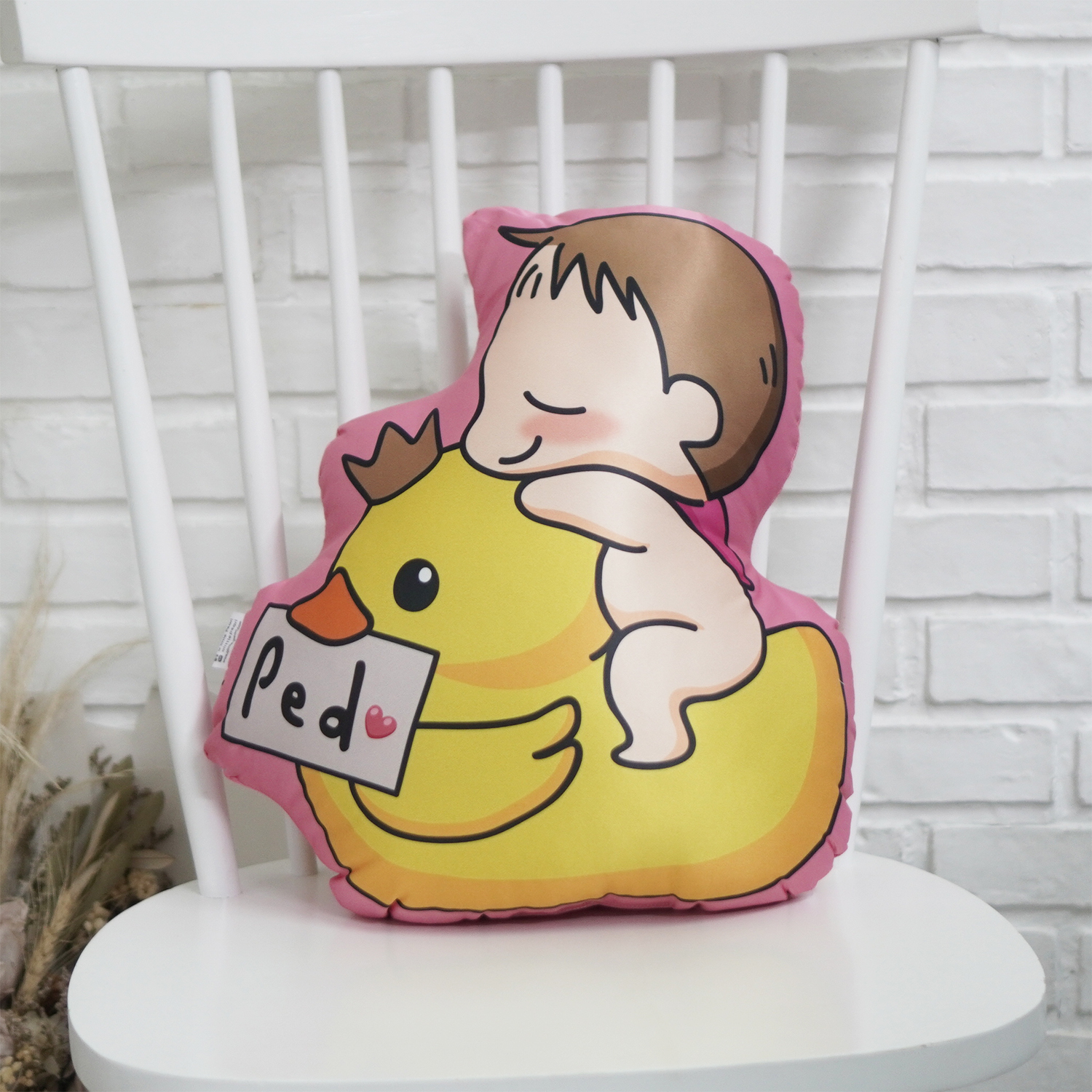 หมอนสั่งทำใส่ชื่อ ลายเป็ด - Duck