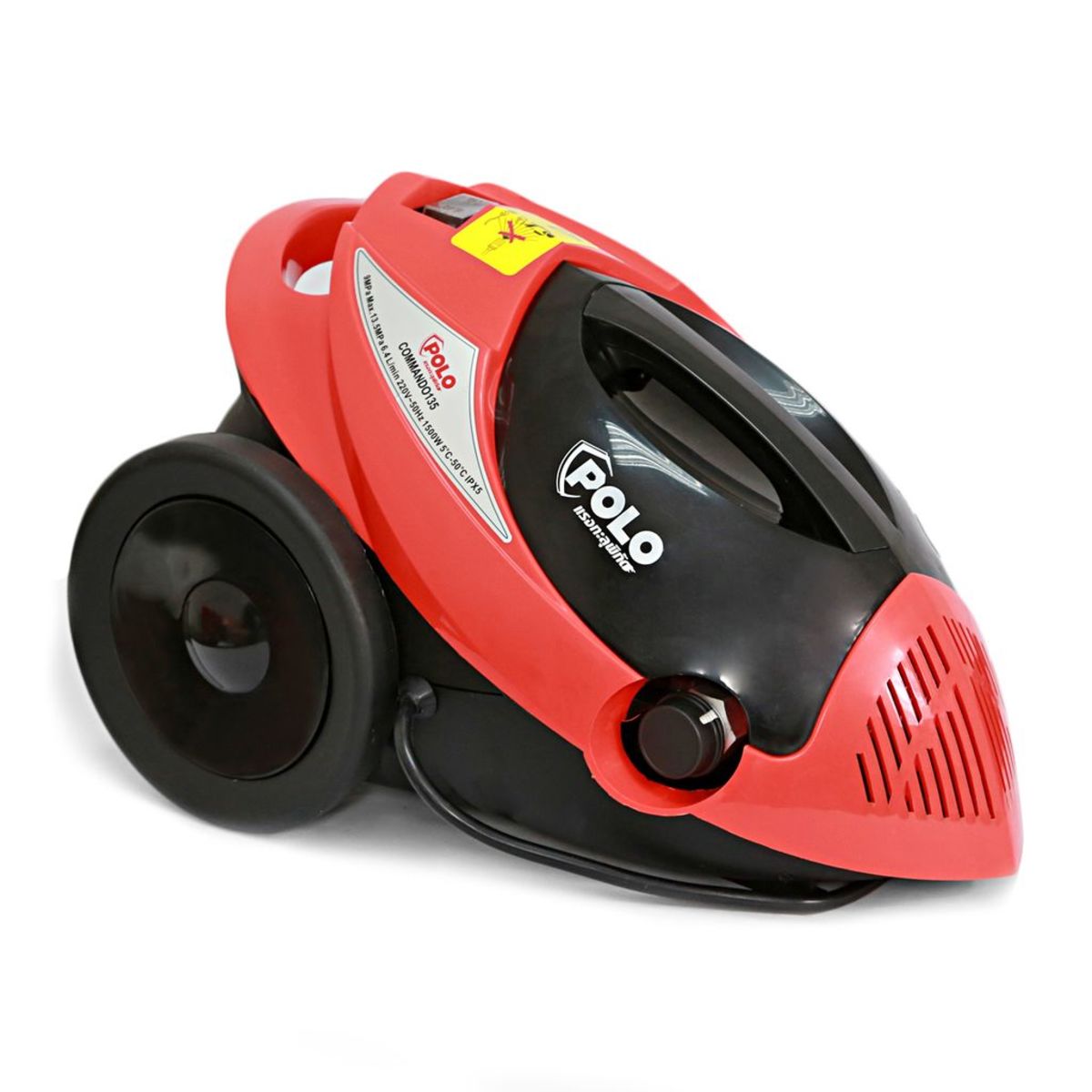 ปั๊มอัดฉีด / ปั๊มฉีดแรงดันสูง POLO รุ่น COMMANDO-135 [135บาร์] 220V 1500W 384ลิตร/ชั่วโมง