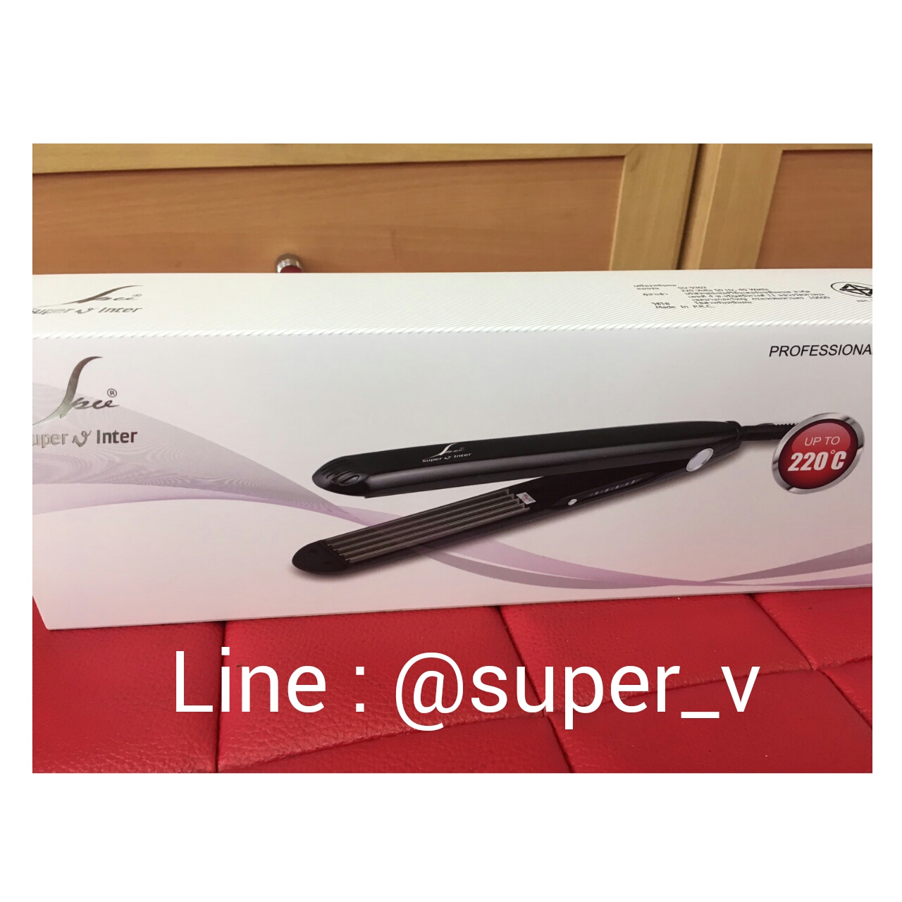 ที่หนีบผมซุปเปอร์วี รุ่น SU9302 หนีบคลื่น ยกโคน