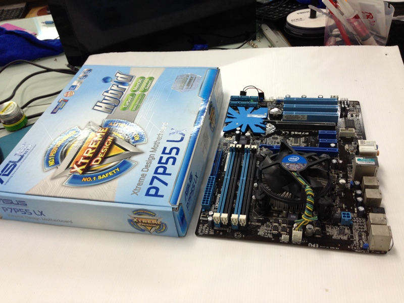 ASUS P7P55 LX + Core i3-540