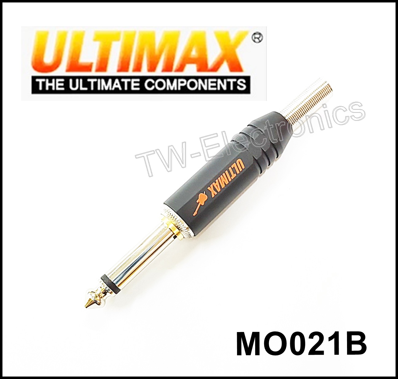 ปลั๊กโฟนโมโน 6.35 (1/4") ULTIMAX (Noise Killer)