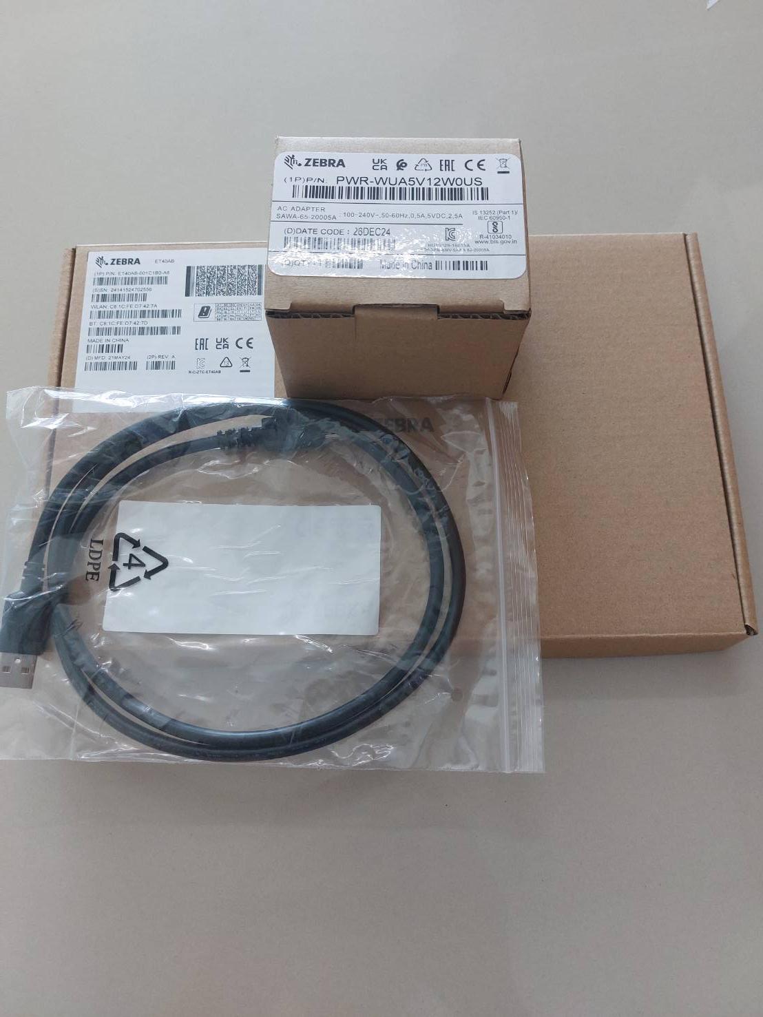 ขายถูก Zebra 10-inch Enterprise Tablets รุ่น ET40 (ET40AB-001C1B0-A6) อ่านบาร์โค้ดได้ ประกันศูนย์