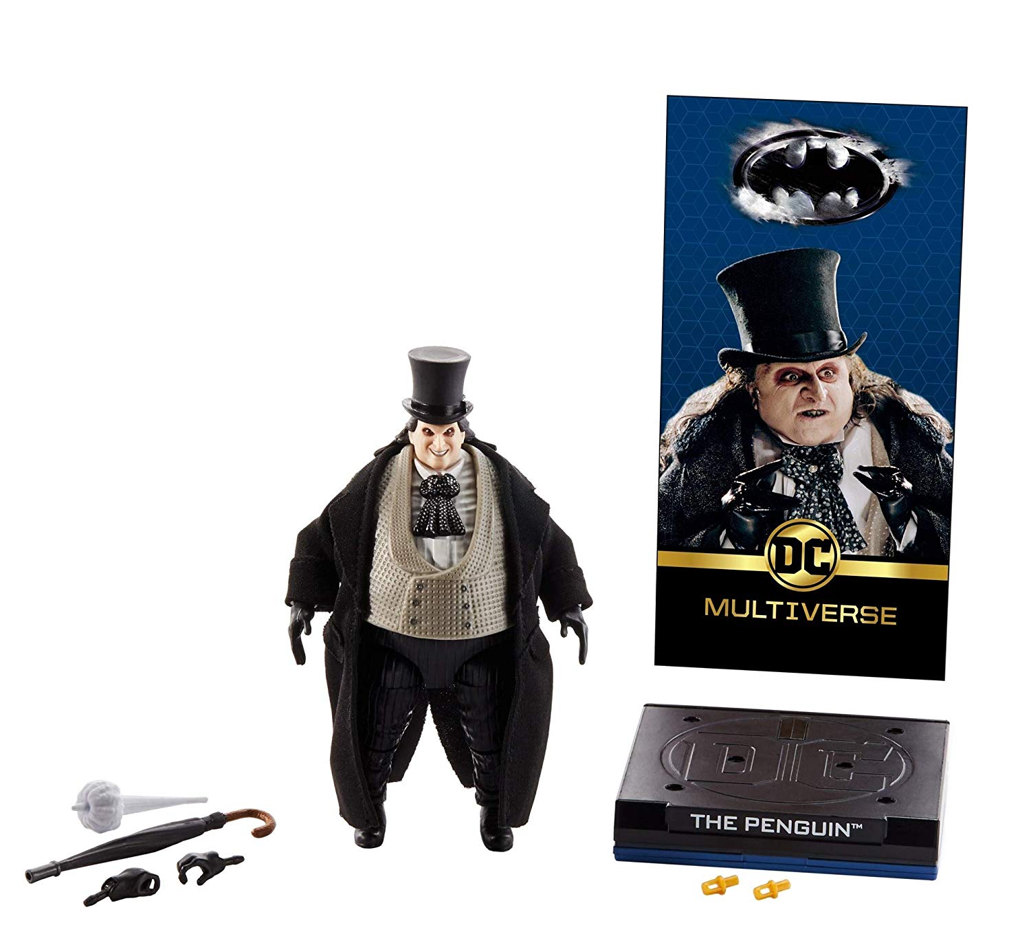 Mattel DC Batman Returns Multiverse Signature Collection Penguin Action Figure [Danny DeVito] แมทเทล ดีซี แบทแมน รีเทิร์น เพนกวิน (แดนนี่ เดอวีโต้) 6 นิ้ว ลิขสิทธิ์แท้