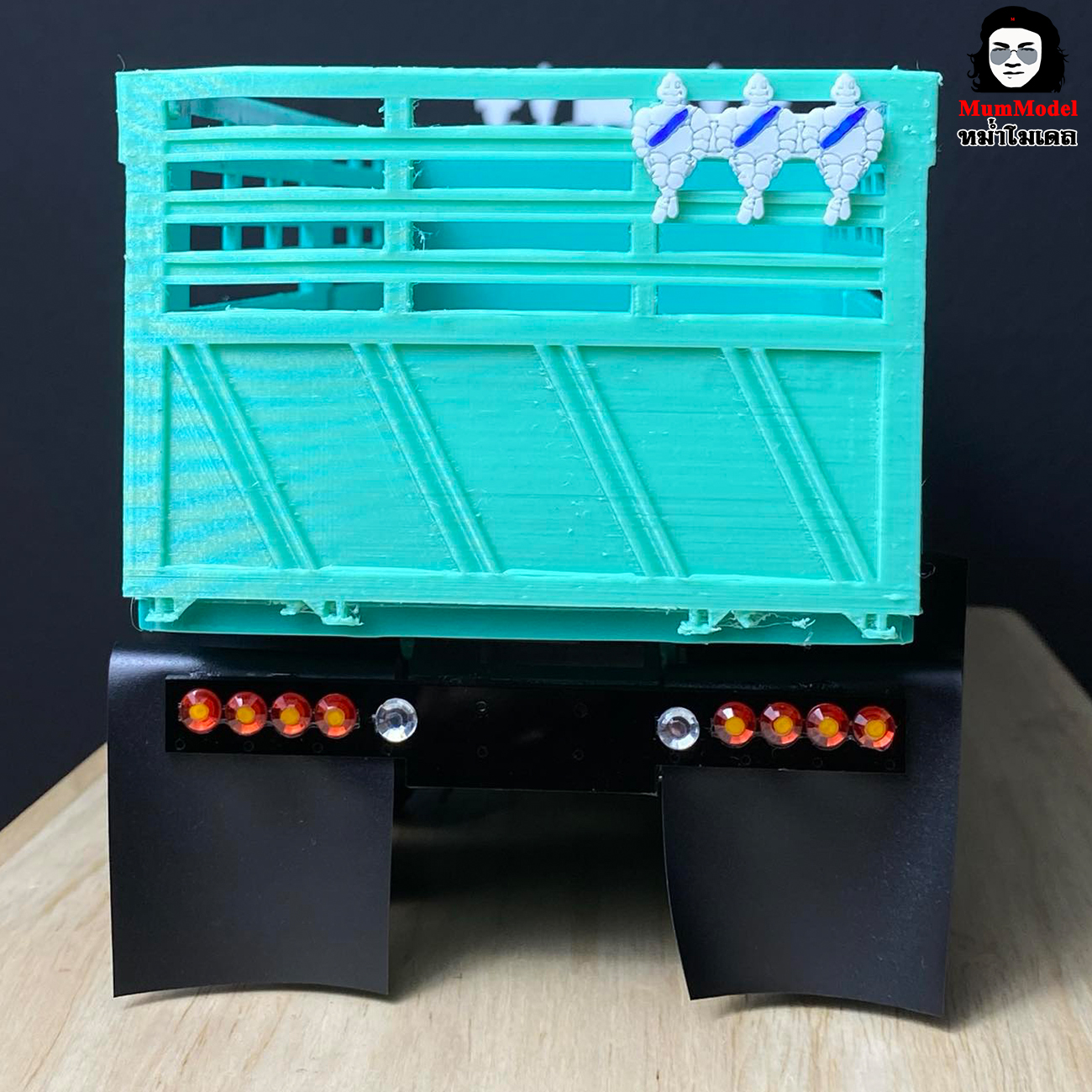 หม่ำโมเดล รถดั๊มพ์แต่ง1/24 เข็นเล่นบรรทุกได้ ไม่ใช่รถบังคับ รถโมเดล สิบล้อแต่งซิ่ง รถของเล่นพลาสติก truck toy รถหม่ำโมเดล