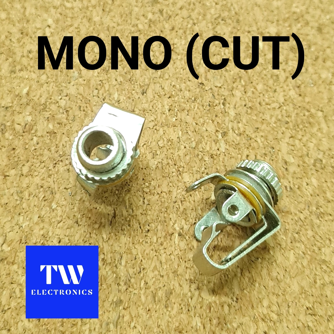 3.5mm mono (CUT ตัดสัญญาณ) ติดแท่น แบบเปลือย / RMM01S