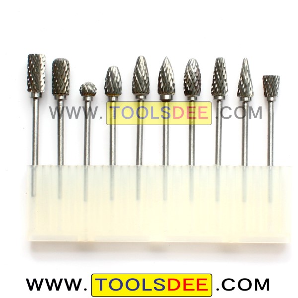 ดอกเจียรคาร์ไบด์ แกน 2.3 mm หัวเจียร ขนาด 6 มิล Double Cut