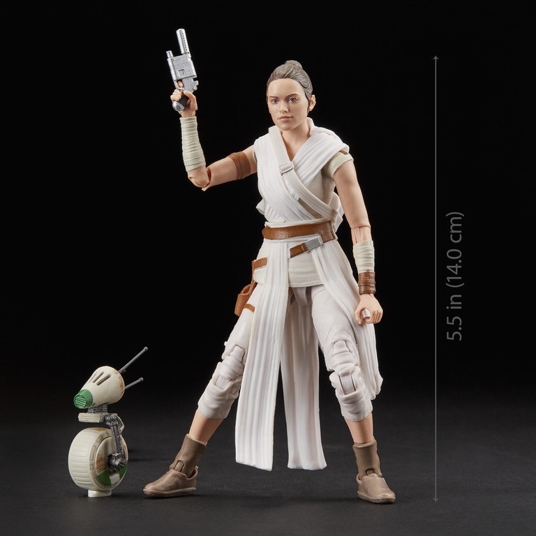 Hasbro Star Wars The Black Series Rey and D-O 6-inch-scale Figure ฮาสโบร สตาร์ วอร์ส เดอะ แบล็ค ซีรีส์ หุ่นโมเดลฟิกเกอร์ เรย์ ขนาด 6 นิ้ว และ ดี-โอ ลิขสิทธิ์แท้