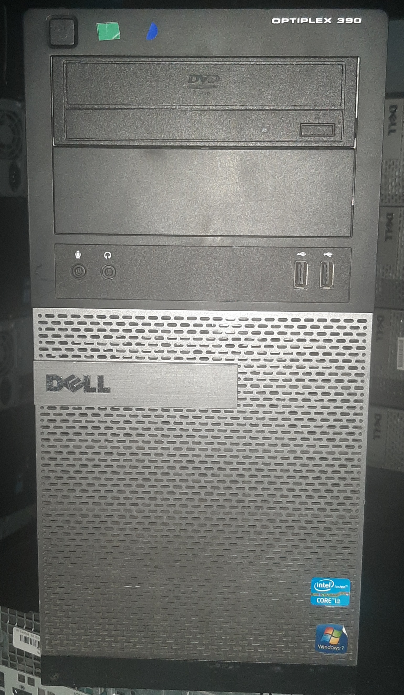 PC มือสอง สภาพดี Dell Optiplex 390 MT + Mainboard + Power (เครื่องเปล่า) รองรับ CPU Gen2 Ram DDR3 ประกันร้าน 1 เดือน