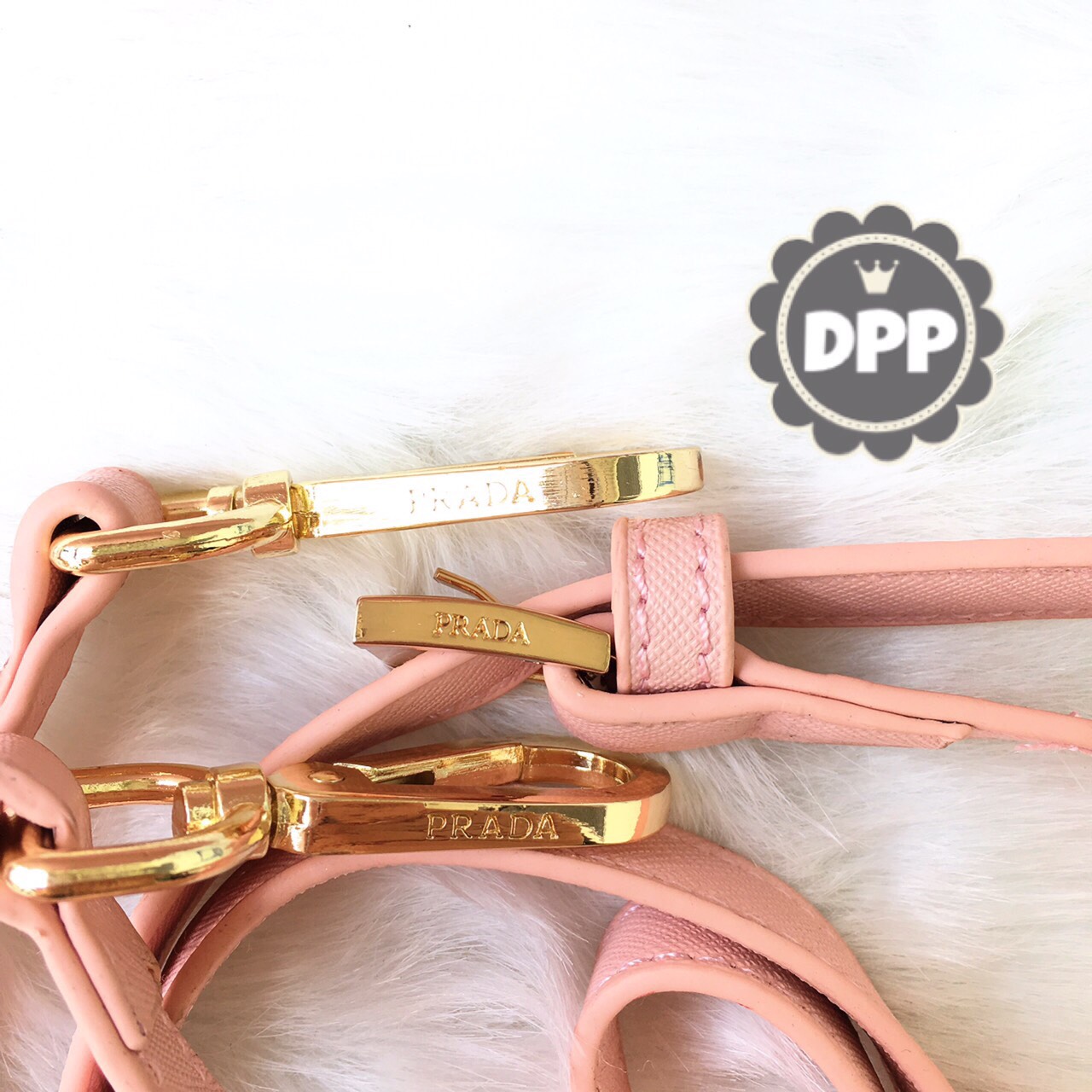 กระเป๋า PRADA Longchamp งาน mirror (สีครีม)