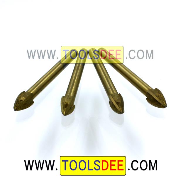 ดอกสว่านเจาะกระเบื้อง รูปใบโพธิ์คู่