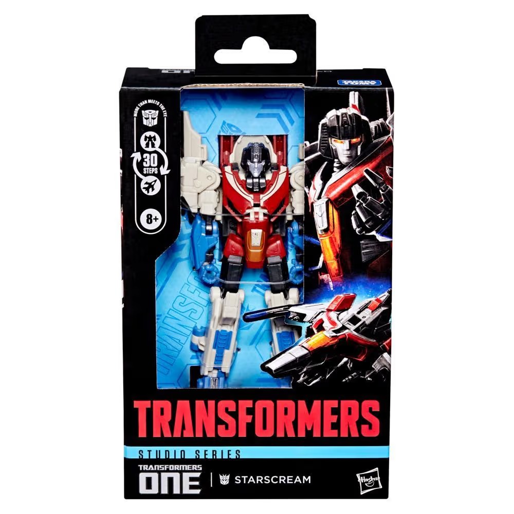 Hasbro Transformers Studio Series Deluxe Class Transformers : One Starscream Action Figure ฮาสโบร ทรานสฟอเมอร์ส สตูดิโอ ซีรีย์ส หุ่นยนต์สตาร์สครีม ขนาด 4.5 นิ้ว ลิขสิทธิ์แท้