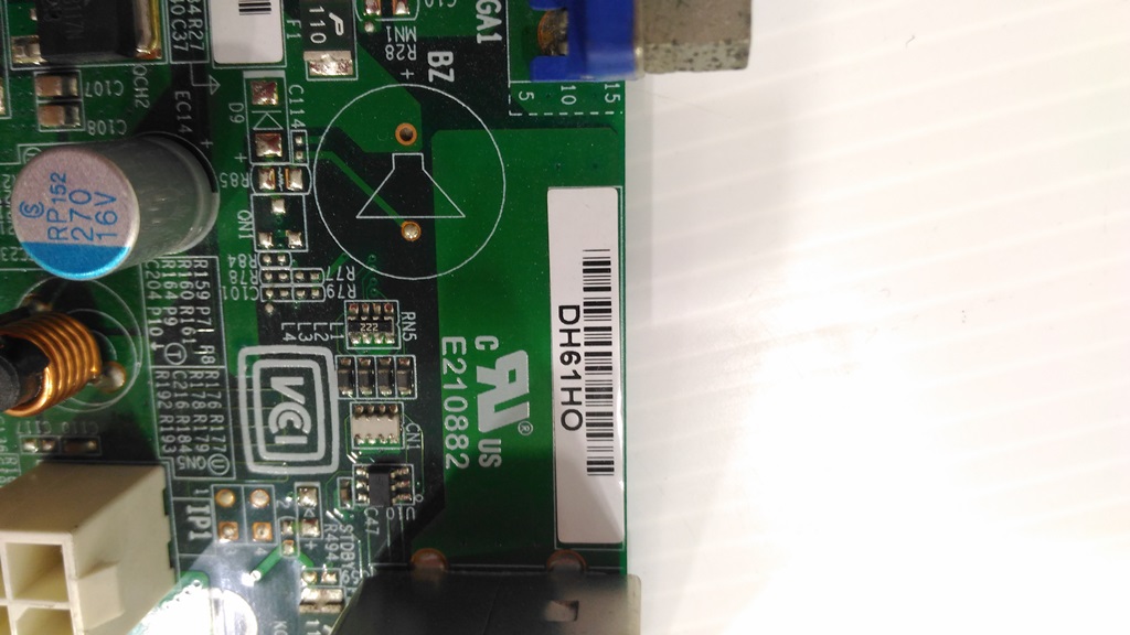 Intel Desktop Board DH61HO