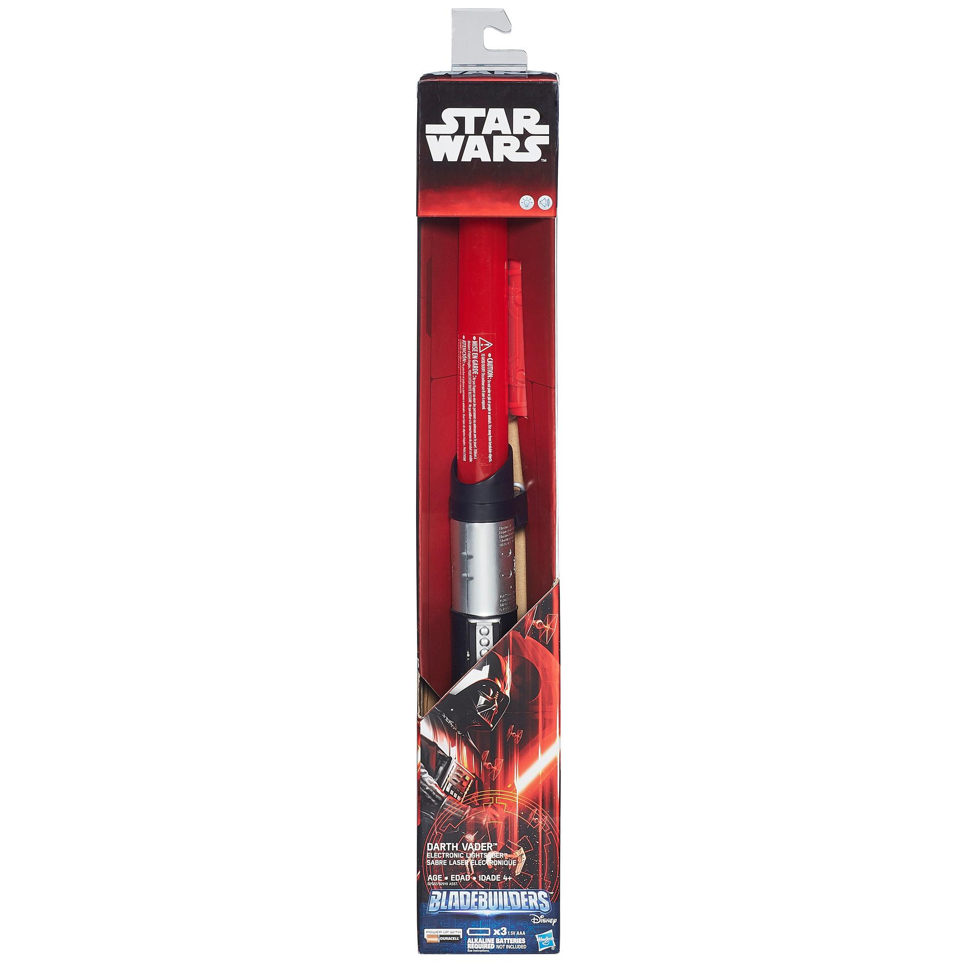 ดาบไลท์เซเบอร์ Hasbro สตาร์ วอร์ ดาร์ธเวเดอร์ Star Wars A New Hope Darth Vader Electronic Lightsaber มีเสียง มีไฟ สีแดง ลิขสิทธิ์แท้
