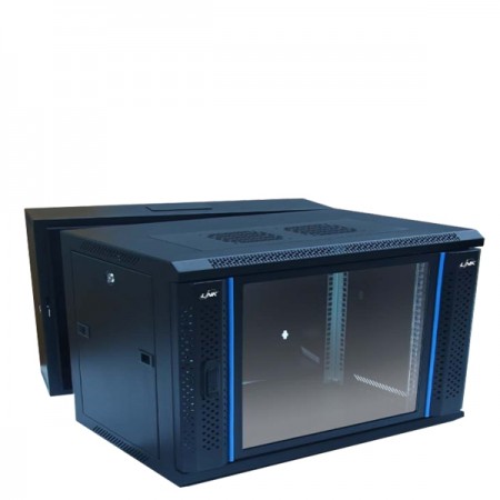 ขายถูก LINK CW2-60506G 19" Glass Wall Rack 6U (60x50x37cm) *ส่งฟรีเขต กทม.และปริมณฑล
