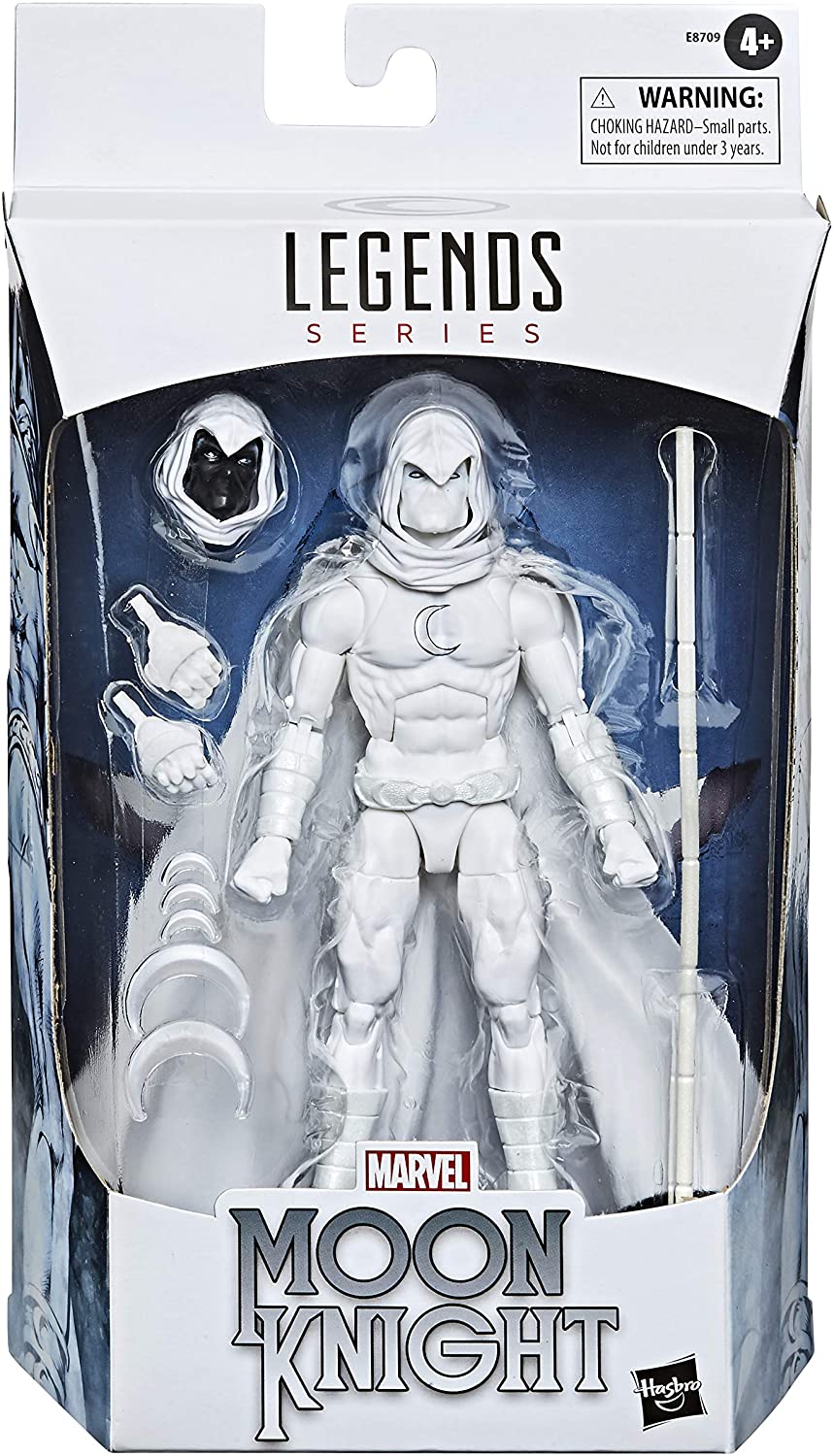 Hasbro Marvel Legends Series Moon Knight 6-inch Figure ฮาสโบร มาร์เวล เลเจนด์ ซีรี่ย์ส หุ่นโมเดลฟิกเกอร์ มูนไนท์ ขนาด 6 นิ้ว ลิขสิทธิ์แท้