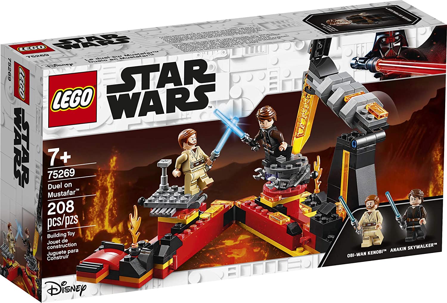 LEGO ตัวต่อเสริมทักษะ เลโก้ สตาร์ วอร์ ดูเอล ออน มุสตาฟา Star Wars : Revenge of The Sith Duel on Mustafar รุ่น 75269
