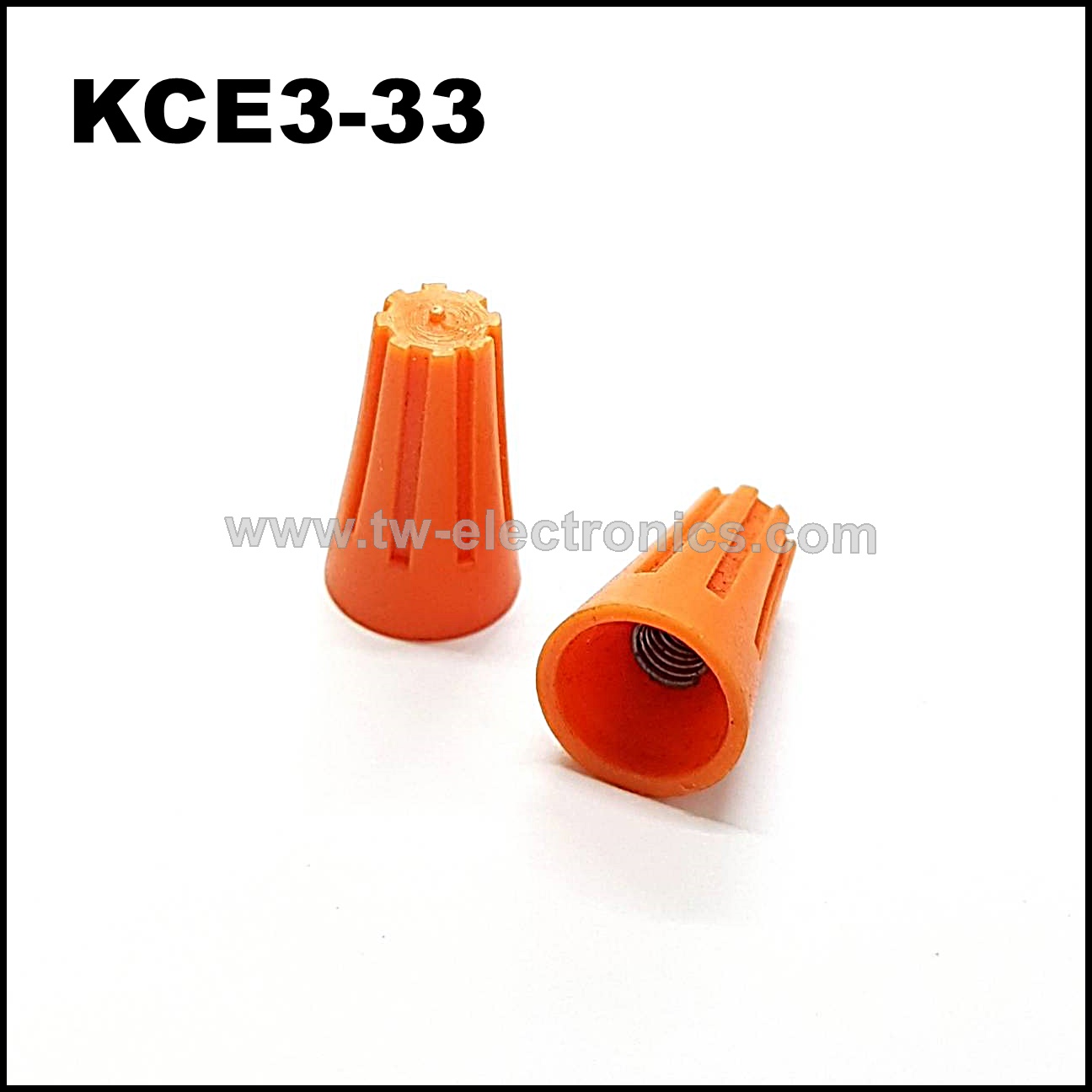 วายนัท (0.5-2 sq.mm.) สีส้ม / KCE3-33