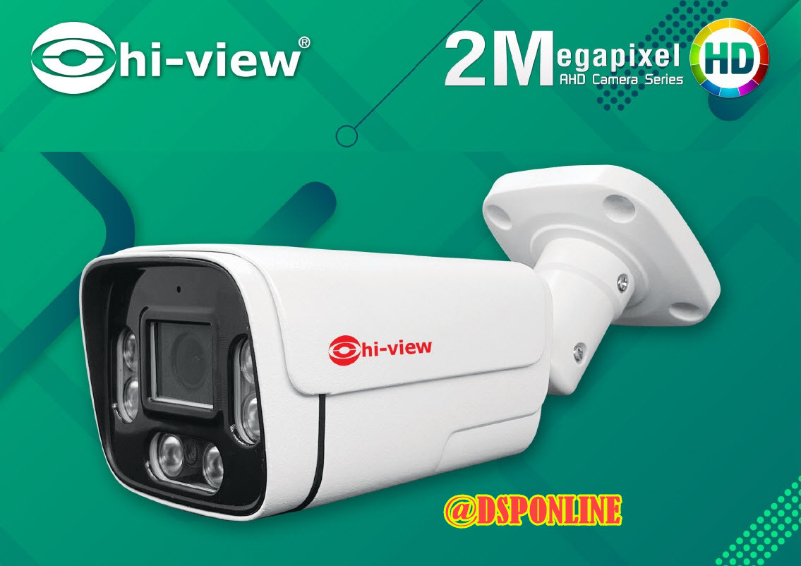 ขายถูก Hi-view ชุดกล้องวงจรปิด รุ่น HA-624B20 (กล้อง16ตัว,2MP) + DVR รุ่น HA-75500-AI. ประกันศูนย์
