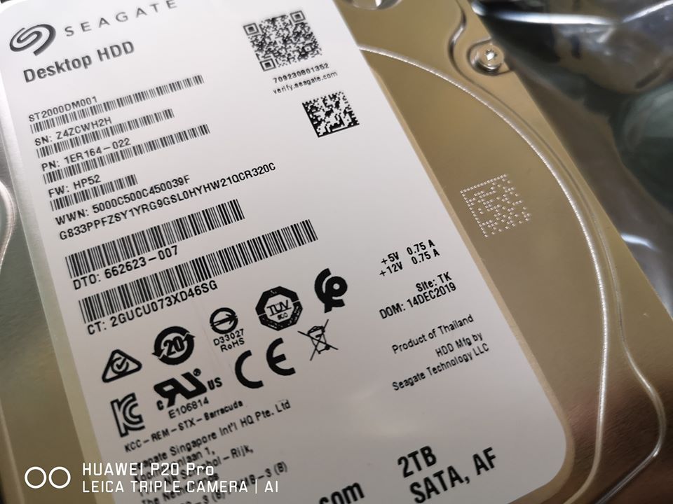 2TB. SEAGATE มือสอง